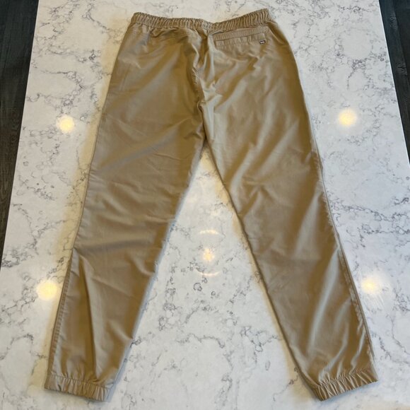 Men's XL Hurley Khaki Tapered Fit Tech Jogger - Picture 5 of 7